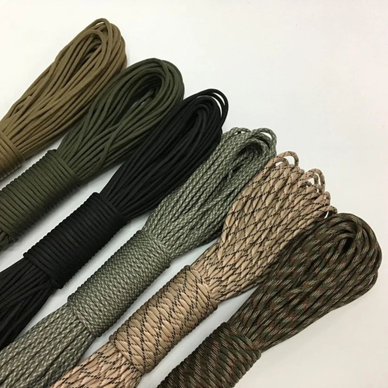 550 Paracord 4mm 7Strand Tactical Parachute Cord For Camping Survival DIY 0