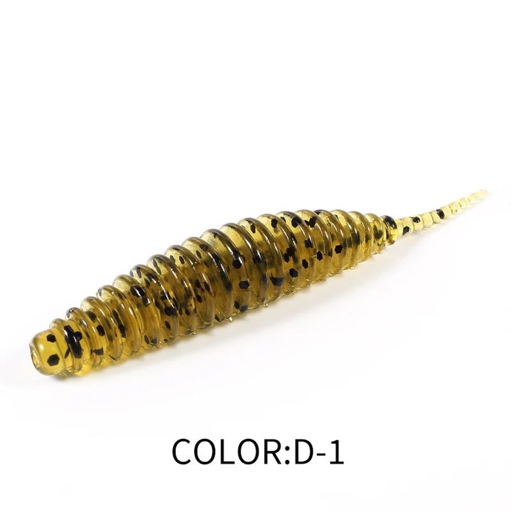Tanta Soft Plastic Worm Bait 49mm Or 65mm For Bass And Carp 15