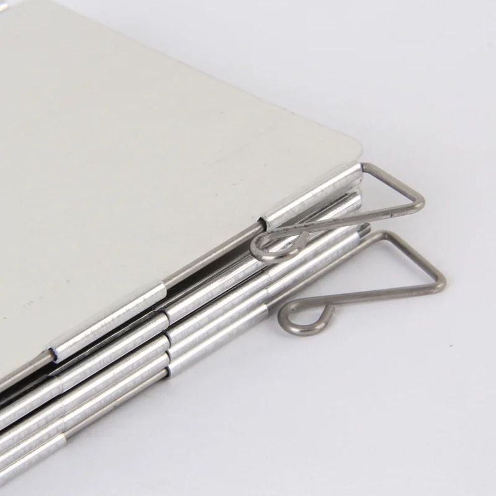 Windproof Folding Camping Stove Windscreen Aluminum Alloy Gas Stove Wind Shield With MultiPlate Opt 3