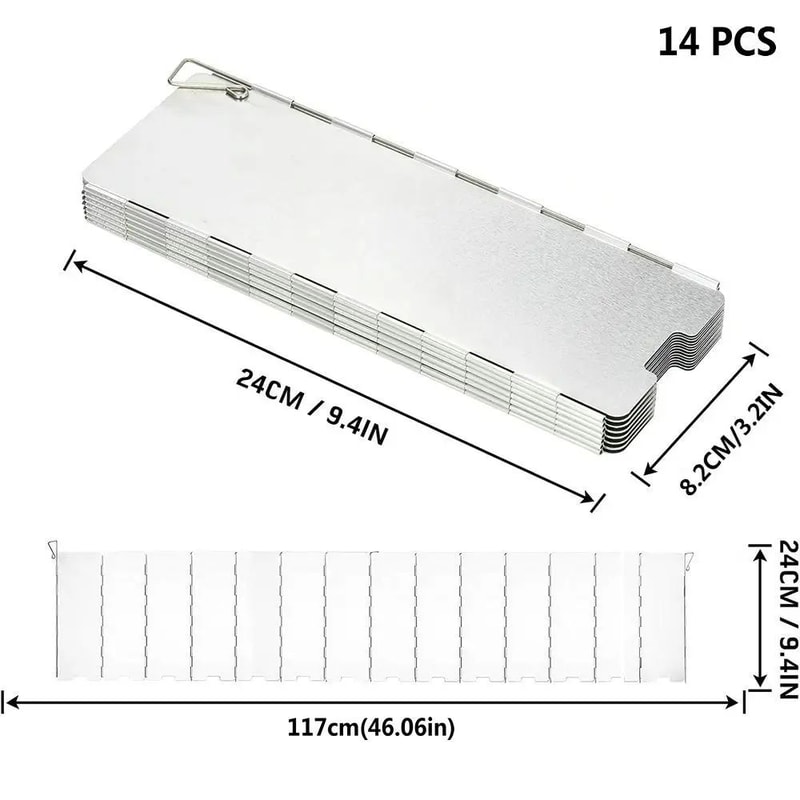 Windproof Folding Camping Stove Windscreen Aluminum Alloy Gas Stove Wind Shield With MultiPlate Opt 10
