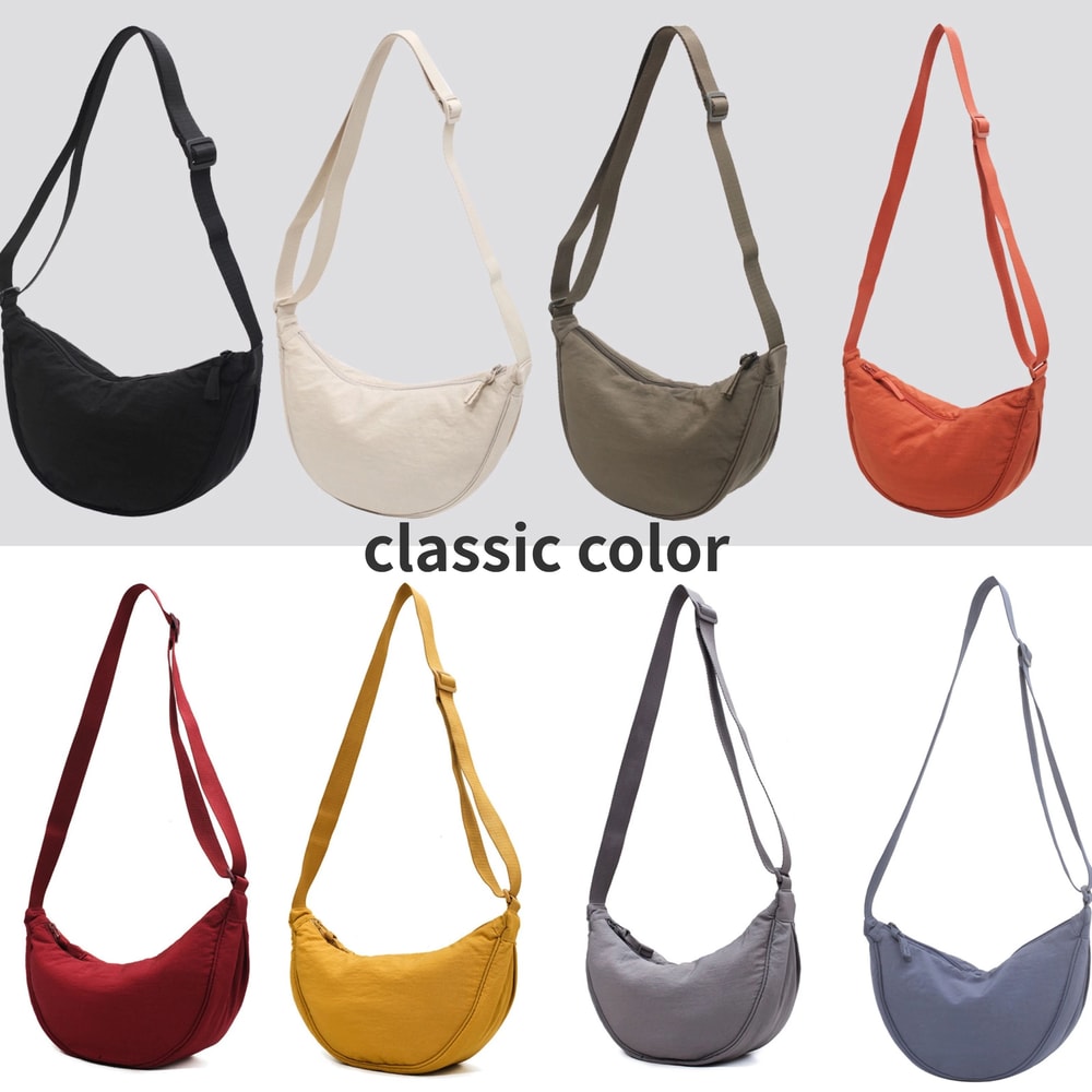 Lightweight Nylon Crossbody Bag For Women Padded Shoulder Travel Purse 5