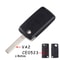 KEYYOU Peugeot Key Shell FlipFolding Replacement Remote Key Case 8