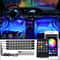 USB Car Interior Ambient Light Strips 48 LED With App And Remote Control 0