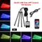 USB Car Interior Ambient Light Strips 48 LED With App And Remote Control 9