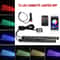 USB Car Interior Ambient Light Strips 48 LED With App And Remote Control 20