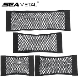elastic car trunk organizer mesh trunk cargo net pocket for suv & sedan