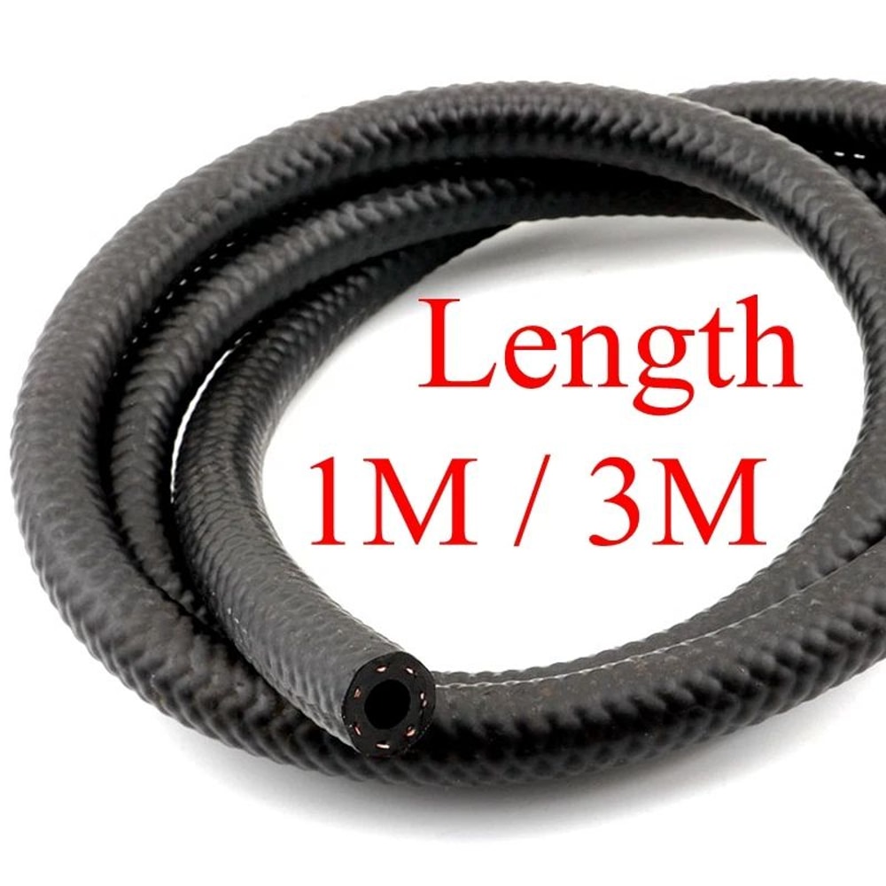MultiSize Rubber Car Fuel Hose 1m Or 3m OilResistant Fuel Line Hose For Transfer And Repairs 1
