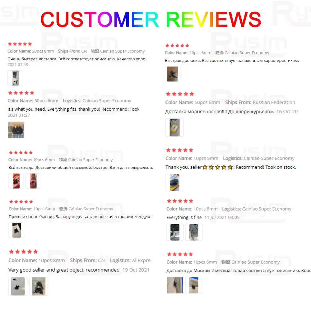 ToyotaCompatible 6mm Trim Panel Push Clips Set Black Door Panel Retainer Rivets 1050pcs 1