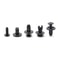ToyotaCompatible 6mm Trim Panel Push Clips Set Black Door Panel Retainer Rivets 1050pcs 4