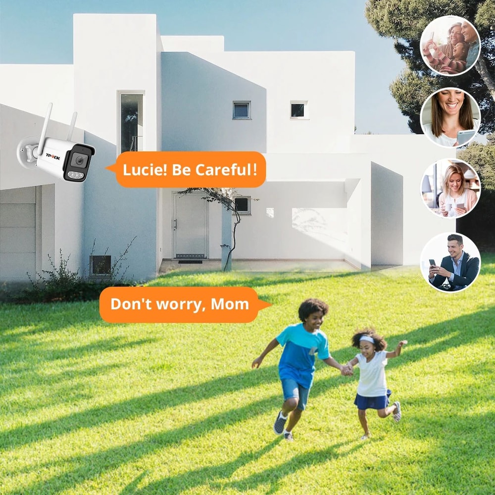 4K 8MP Outdoor WiFi IP Security Camera With AI Human Detection And ICSee App 3