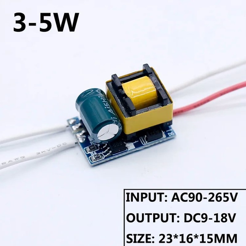 LED Driver 220V Constant Current 300mA Power Supply Module 136W For Downlights DIY LEDs 7