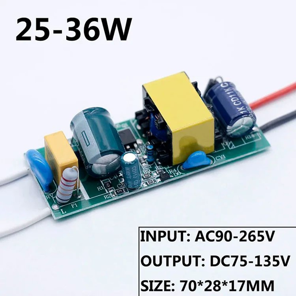 LED Driver 220V Constant Current 300mA Power Supply Module 136W For Downlights DIY LEDs 12