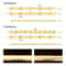 UL Listed HighDensity COB LED Strip Lights 164ft Flexible Dimmable Tape CRI 90 3000K6500K DC12V24V 3