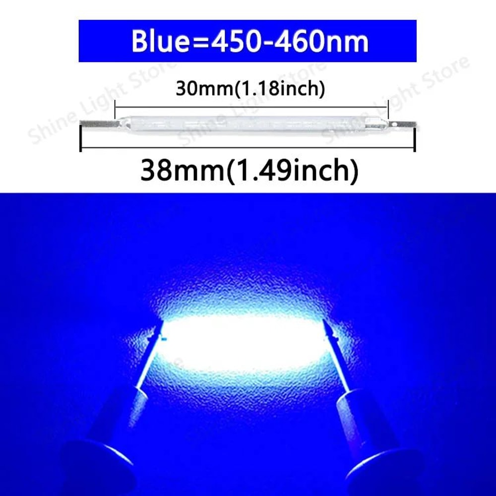 3V 38mm COB LED Filament Replacement Strips For Edison Bulbs And DIY Decor Lighting 10