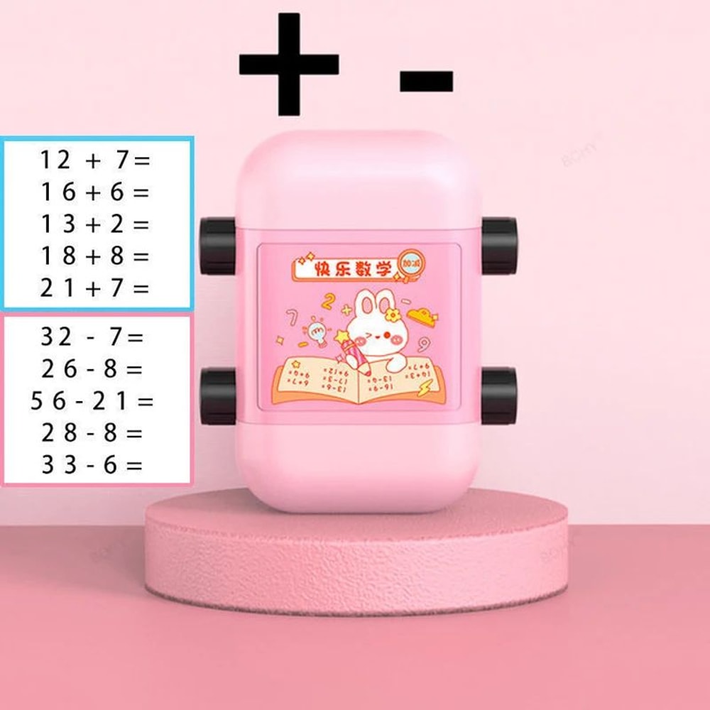 2in1 Math Roller Stamp Within 100 Refillable FillintheBlank Practice Tool 14