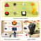 Montessori Busy Board Steering Wheel Dashboard With Lights Switches Portable Driving Activity Toy 4