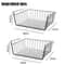MultiFunctional Under Shelf Basket Hanging Storage Basket For Kitchen Bathroom Perforated Metal 17
