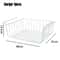 MultiFunctional Under Shelf Basket Hanging Storage Basket For Kitchen Bathroom Perforated Metal 10