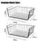 MultiFunctional Under Shelf Basket Hanging Storage Basket For Kitchen Bathroom Perforated Metal 13