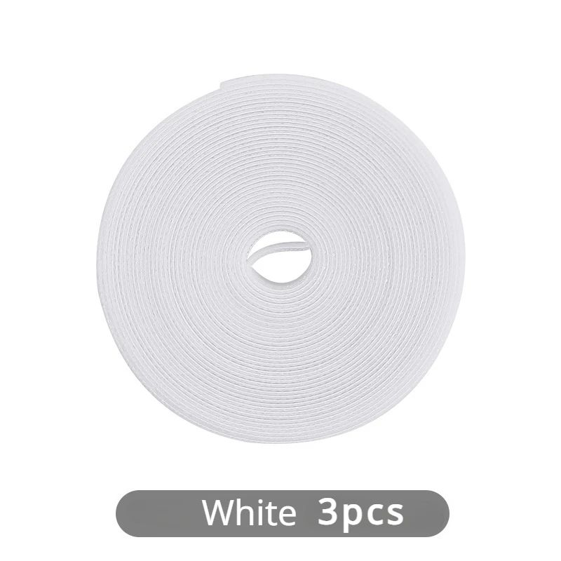 Reusable Cable Management Tape Roll 10x3000mm CuttoLength Reusable Cable Ties Cord Organizer For D 7