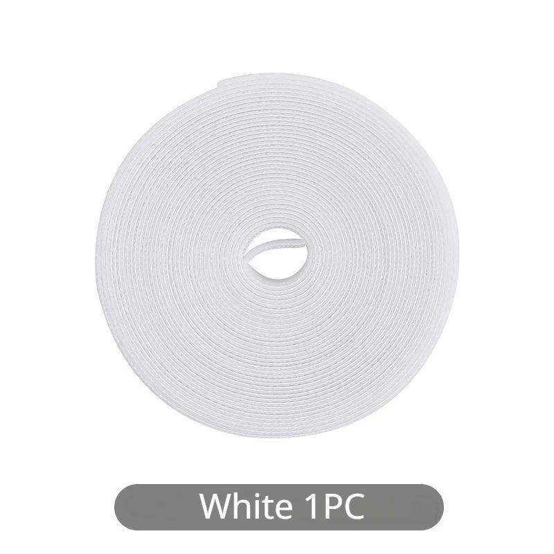 Reusable Cable Management Tape Roll 10x3000mm CuttoLength Reusable Cable Ties Cord Organizer For D 6