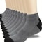 Mens Bamboo Socks 5Pack Breathable Cotton Blend MoistureWicking OdorResistant Dress Sport Crew Soc 7