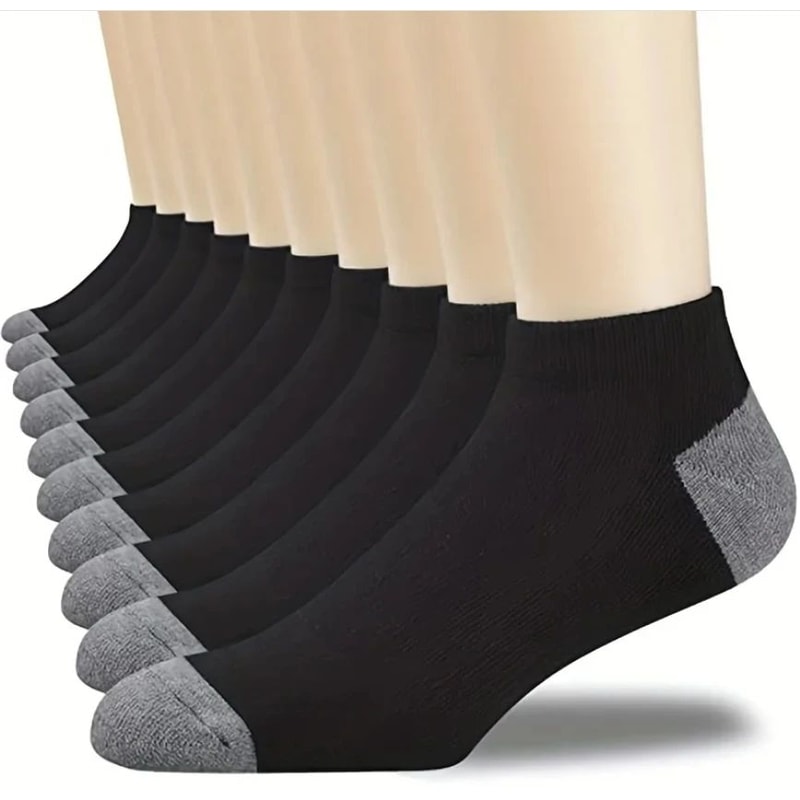 Mens Bamboo Socks 5Pack Breathable Cotton Blend MoistureWicking OdorResistant Dress Sport Crew Soc 8