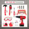 41Piece Kids Tool Set With Toy Drill Pretend Play Construction Tools Kit 3