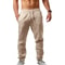 Mens Linen Jogger Pants Breathable Summer Pants With Easy Stretch Comfort 11