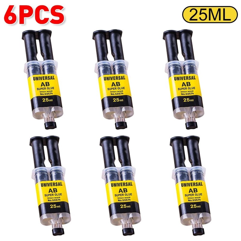 FastSet Epoxy Resin Glue AB Waterproof Repair Adhesive For Wood Plastic Metal 4ml25ml 15