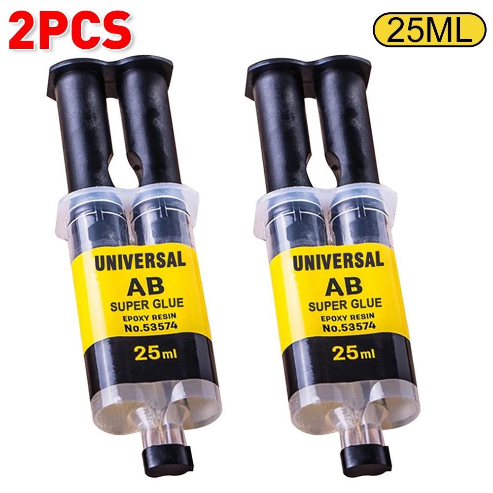 FastSet Epoxy Resin Glue AB Waterproof Repair Adhesive For Wood Plastic Metal 4ml25ml 9