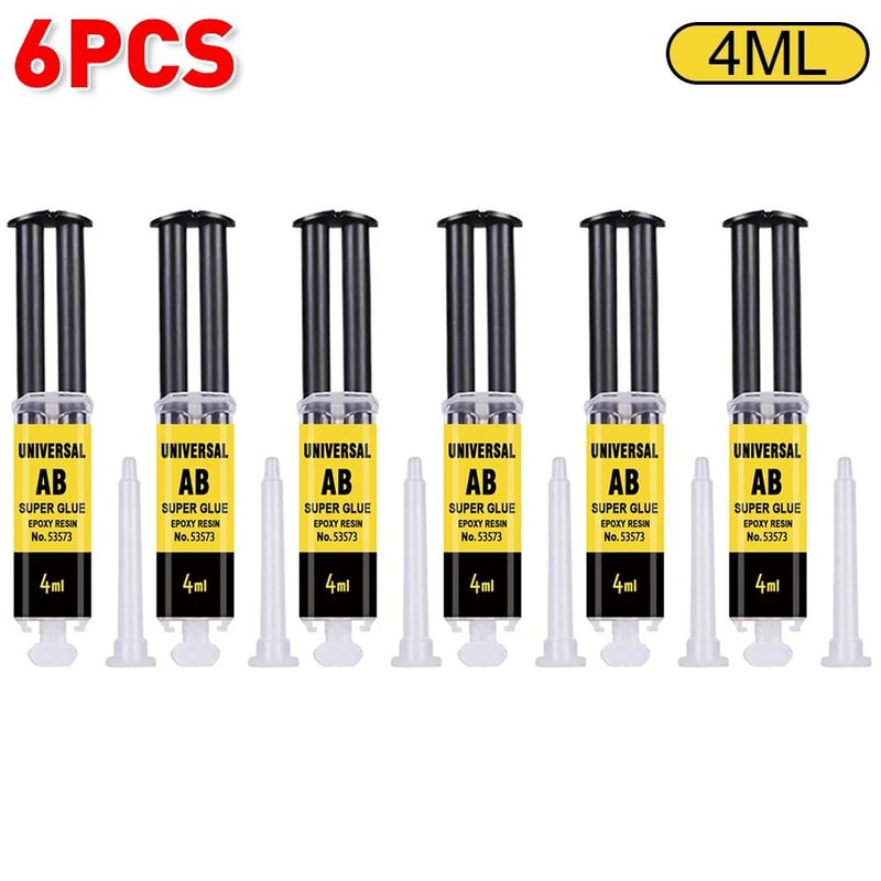 FastSet Epoxy Resin Glue AB Waterproof Repair Adhesive For Wood Plastic Metal 4ml25ml 14