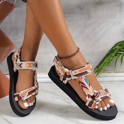 sunwalk rope sole beach slides for women – women's flat sandals for summer