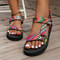 Sunwalk Rope Sole Beach Slides For Women Womens Flat Sandals For Summer 3