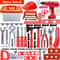 Kids Tool Set With Electric Toy Drill Pretend Play Tools Construction Kit For Toddlers 10