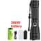 Rechargeable Tactical Flashlight With Zoom High Lumen Aluminum Alloy Torch For Camping Outdoor Us 8