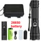 Rechargeable Tactical Flashlight With Zoom High Lumen Aluminum Alloy Torch For Camping Outdoor Us 10