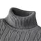 Mens Turtleneck Sweater Warm Roll Neck Knit For Everyday SmartCasual Style 6