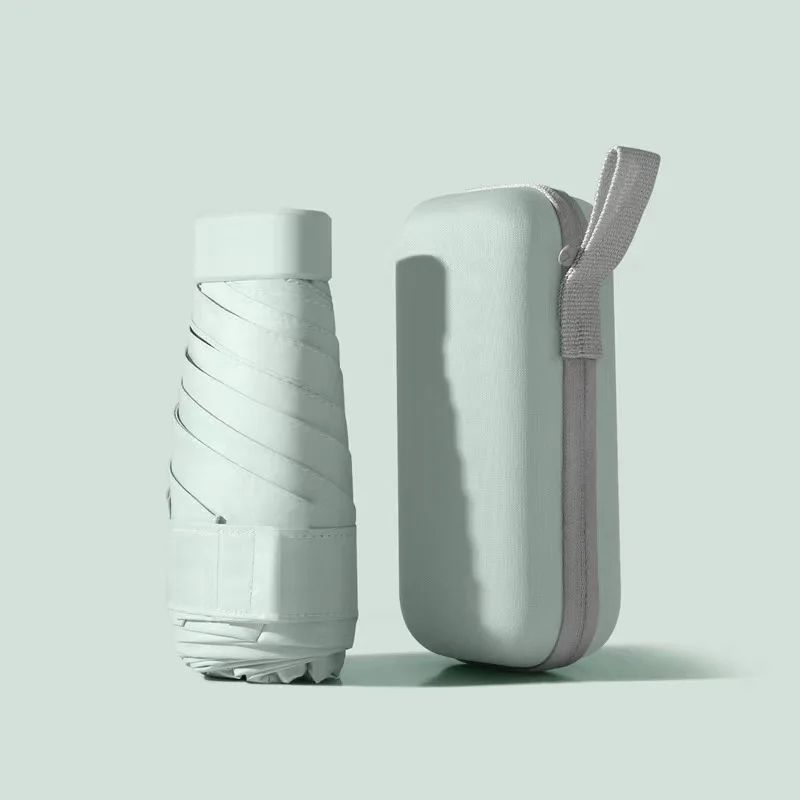Capsule Mini Travel Umbrella With UV Sun Protection Case 5