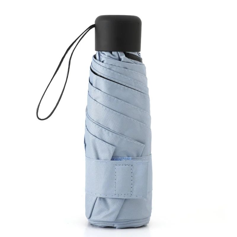 Mini Folding Umbrella For Purse And Pocket Windproof Compact Travel Sun And Rain Umbrella 5