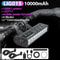 NEWBOLER 10000 Lumen Bike Light 10000mAh USB Rechargeable Waterproof Headlight 10