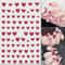 Romantic 3D Nail Art Stickers Set Self Adhesive Nail Decals For French Tips Hearts Stars Clouds 15