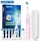 Rotating Electric Toothbrush For Adults Rechargeable Spin Brush With 8 Soft Brush Heads 11