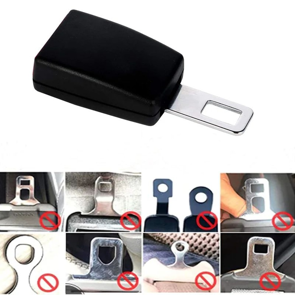 Universal Seat Belt Extender Buckle Plug Straight Insert Quickfit Seat Belt Buckle Extender For A 1