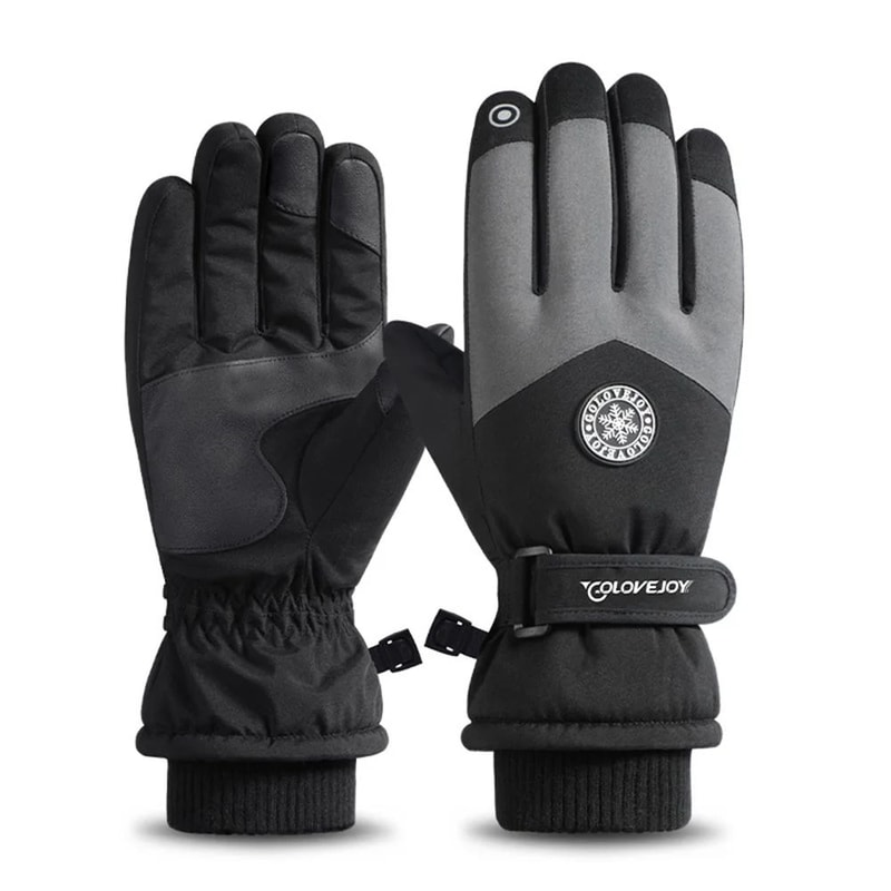 2025 Waterproof Ski Gloves With Touchscreen Grip Thermal Fleece Lined Warmth 0