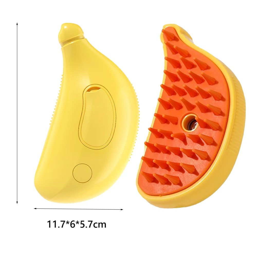 SteamMist Pet Grooming Spray Comb Cat Grooming Brush With Massage Fur Lift 9