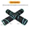 SShape Cat Tunnel With Crinkle Paper Foldable Hideout Chase Toy For Indoor Cats 3