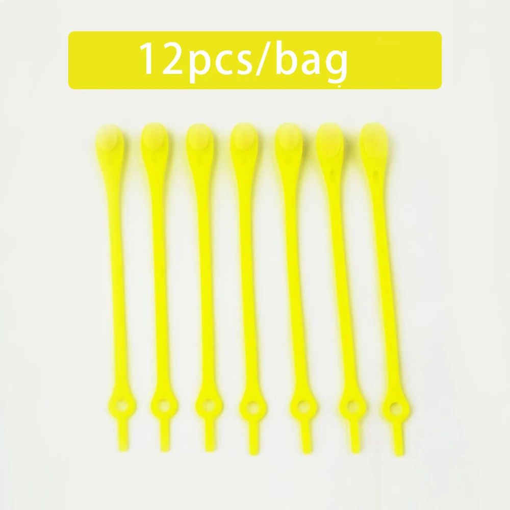 12Pack No Tie Shoelaces Stretch Silicone Laces For Sneakers Adults Kids 13