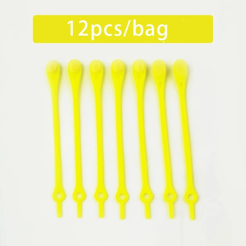 12Pack No Tie Shoelaces Stretch Silicone Laces For Sneakers Adults Kids 13