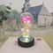 Eternal Rose In Glass Dome With LED Lights Romantic Eternal Rose Gift Night Light For Her 8